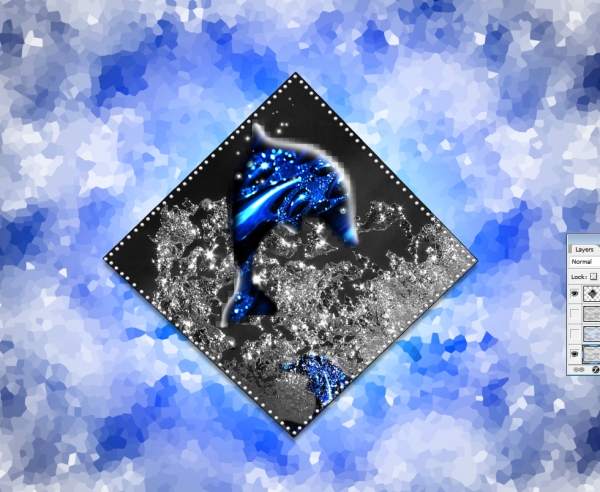 Creation of Icy Dolphin Wonderland: Step 7